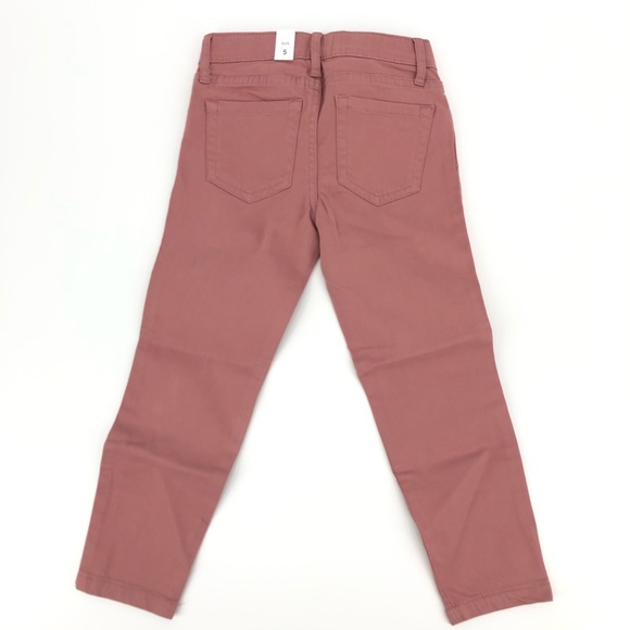 Children's Place Girls Mauve Pink Zip Front Adjustable Jeggings Size 5 NWT - Picture 5 of 6